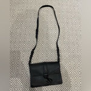Rebecca Minkoff Black in Black Cross Body Flap Bag